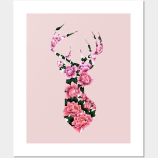 Staggered Peonies Posters and Art